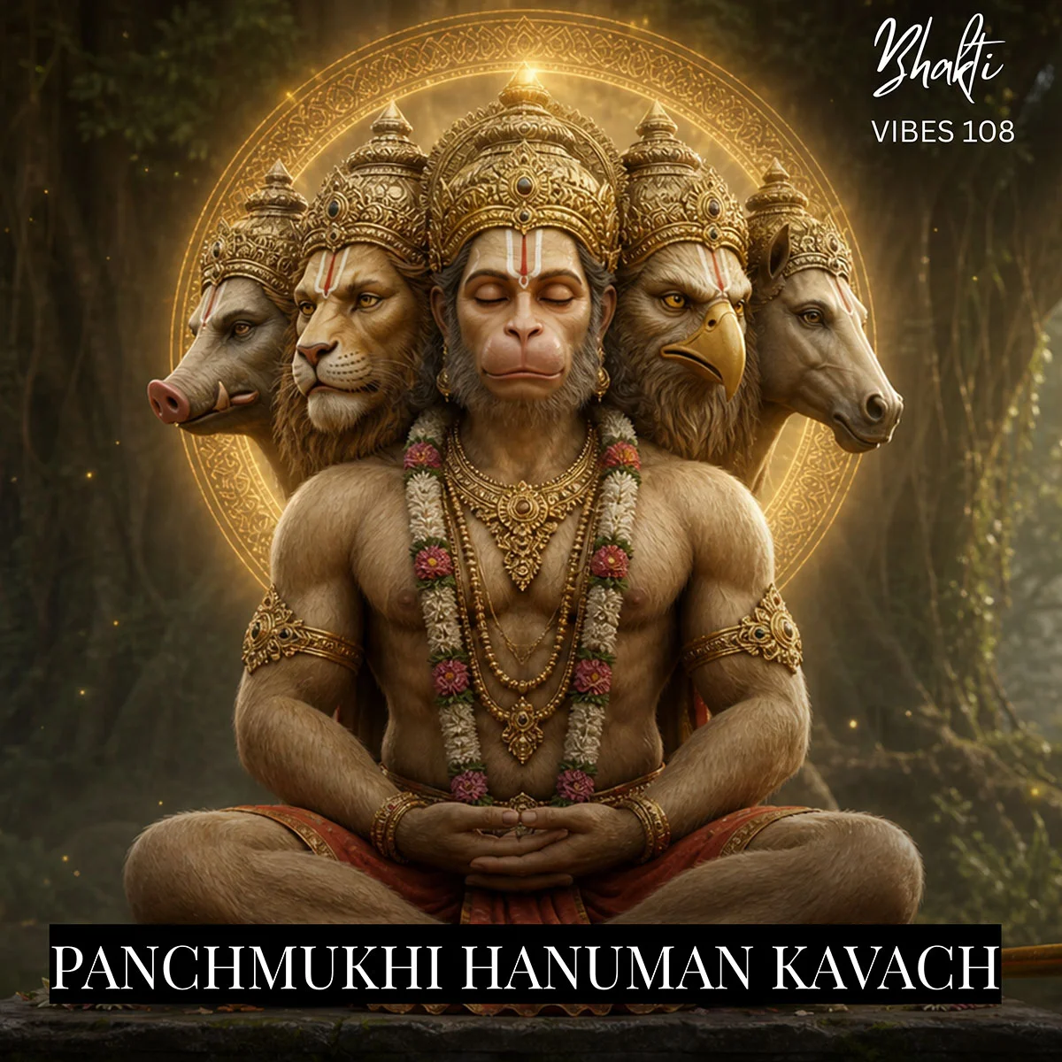 Sleep Peacefully Under Panchmukhi Hanuman’s Divine Protection | Hanuman Kavach album cover
